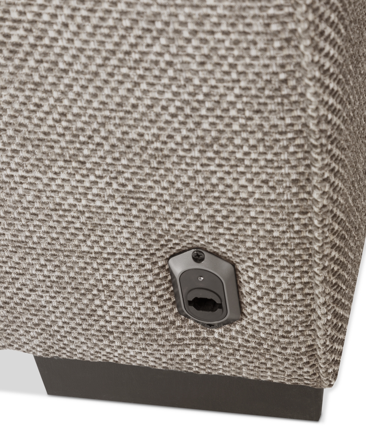 Macy's Miren 3-pc. Fabric Sectional With 2 Power Headrest Recliners, Exclusively At  In Brown