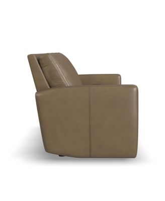 Aria 85" Fawn Leather Power Reclining Sofa