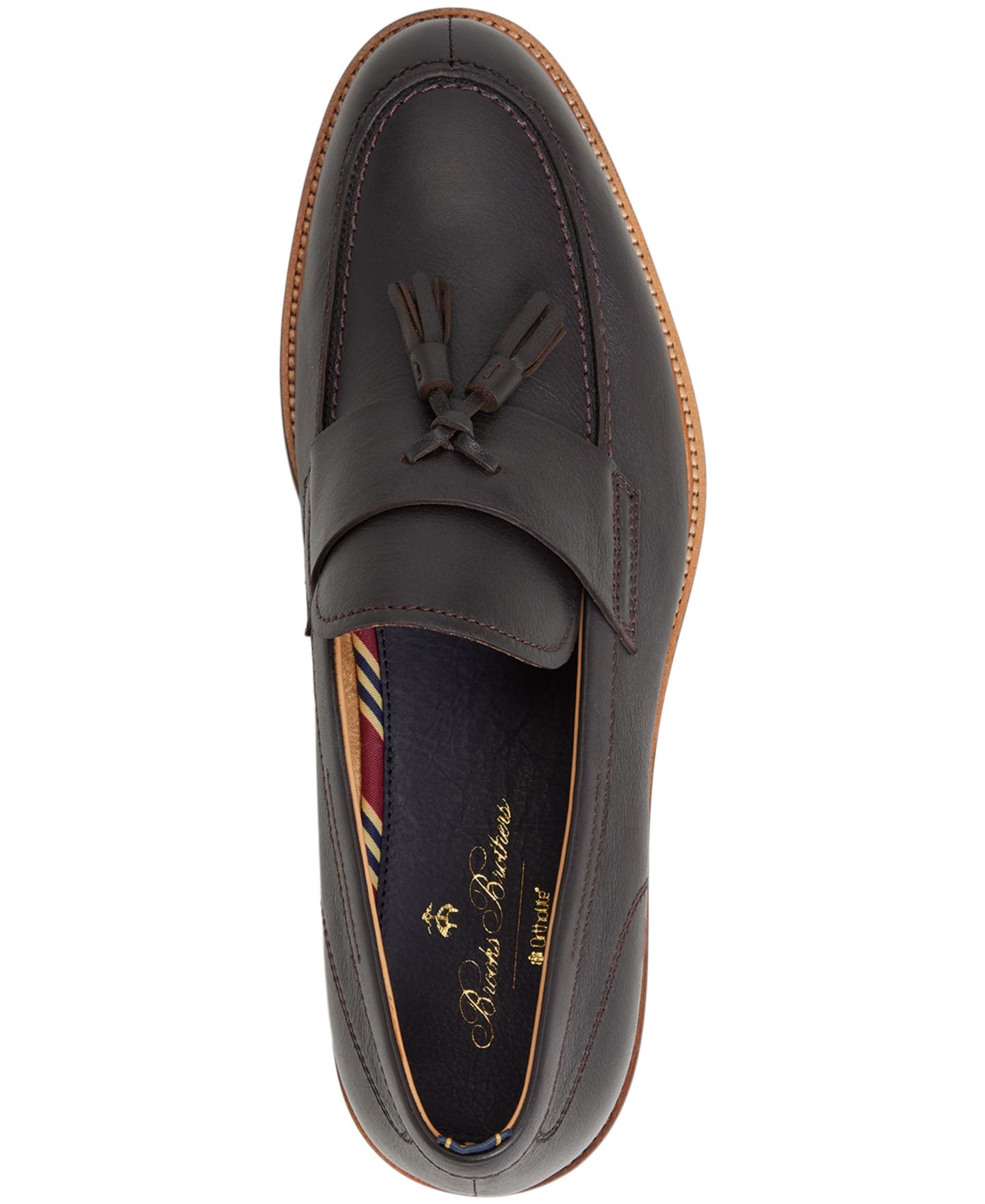 Мужские туфли Brooks Brothers Bellmore Tassel, цвет: Средний коричневый — фото 4