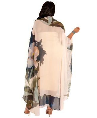 Women's Floral Chiffon Kimono Cover-Ups