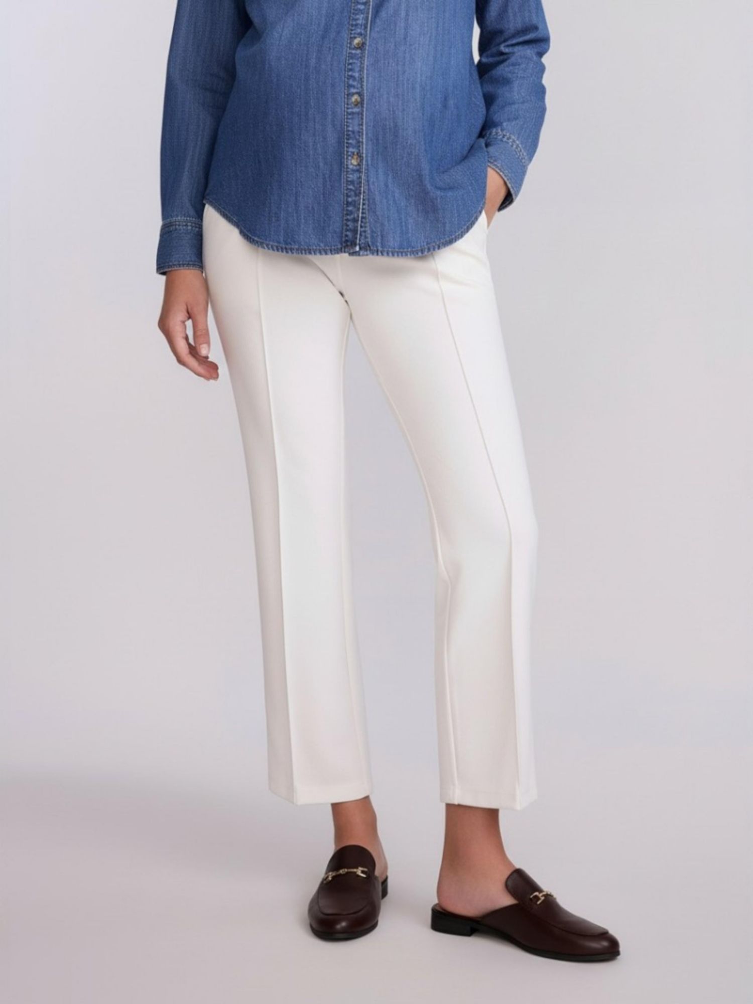 Women's Motherhood Mia Secret Fit Over the Belly Slim Straight Leg Pant