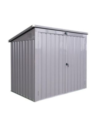 62 X22x40 X22x52 X22stainless Galvanized Steel Bin Shed Stores 2 Trash Cans For Garbage Storage