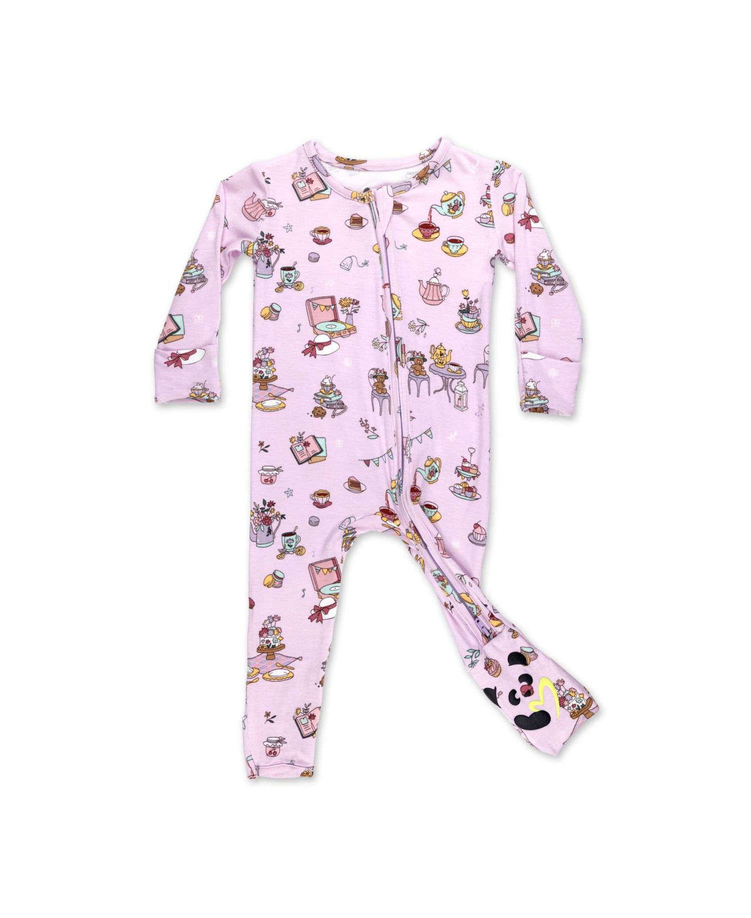 Baby Boys or Baby Girls Tea Party Convertible Footie