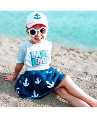 Baby Girls Lake Babe Patch Short Sleeve T-Shirt