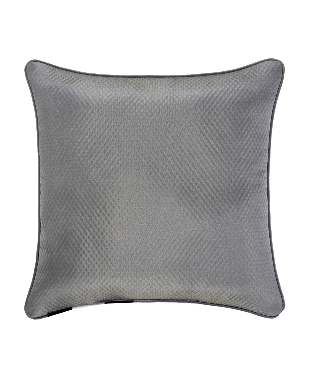 J Queen New York Excelsior Square Decorative Pillow, 20" X 20" In Gray