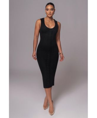 Women's Sleeveless Cable Knit Dress