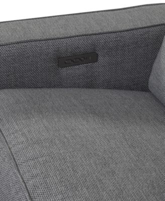 Miren 4-Pc. Fabric Sectional with 2 Power Headrest Recliners