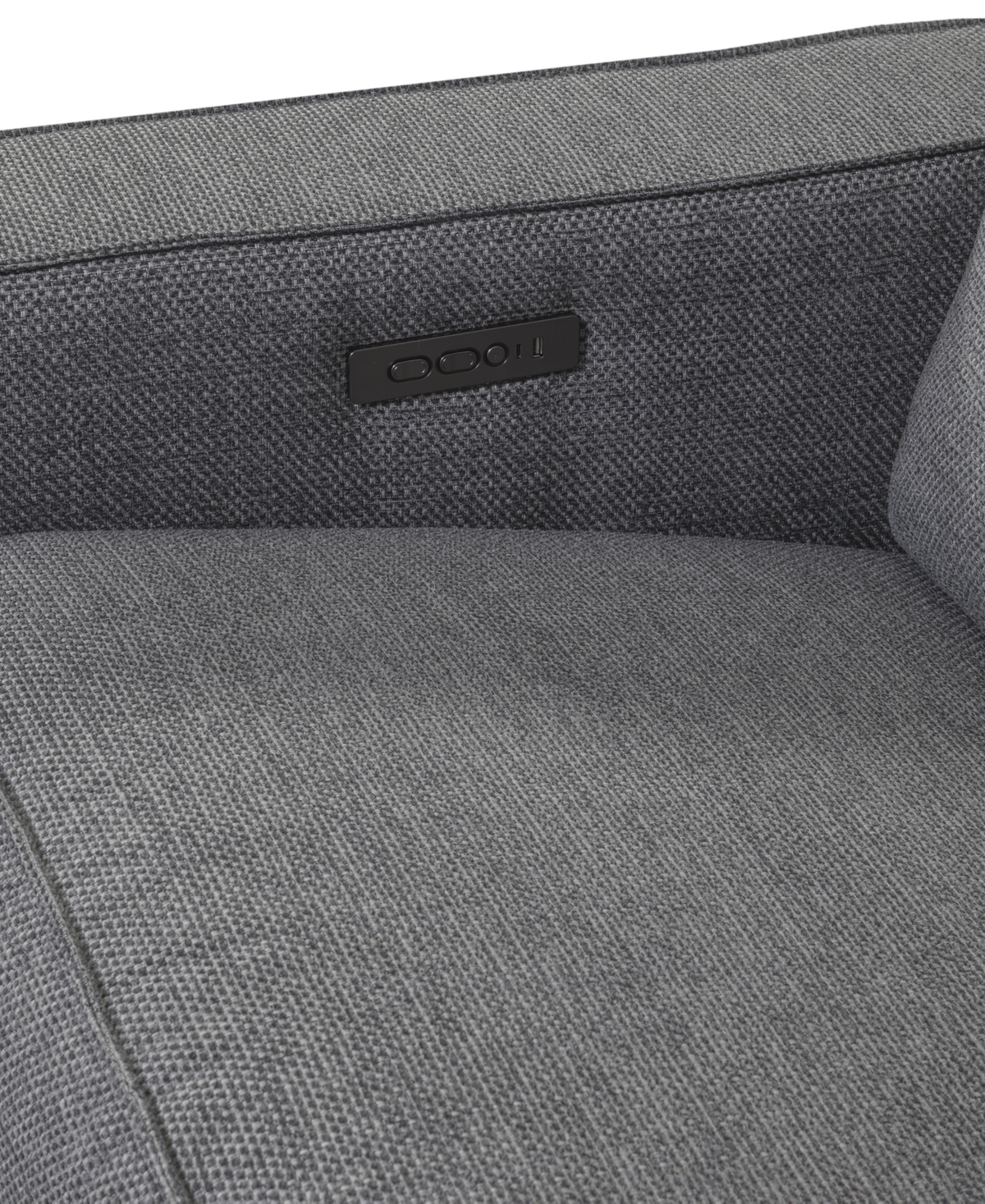 Macy's Miren 4-pc. Fabric Sectional With 2 Power Headrest Recliners, Exclusively At  In Gray