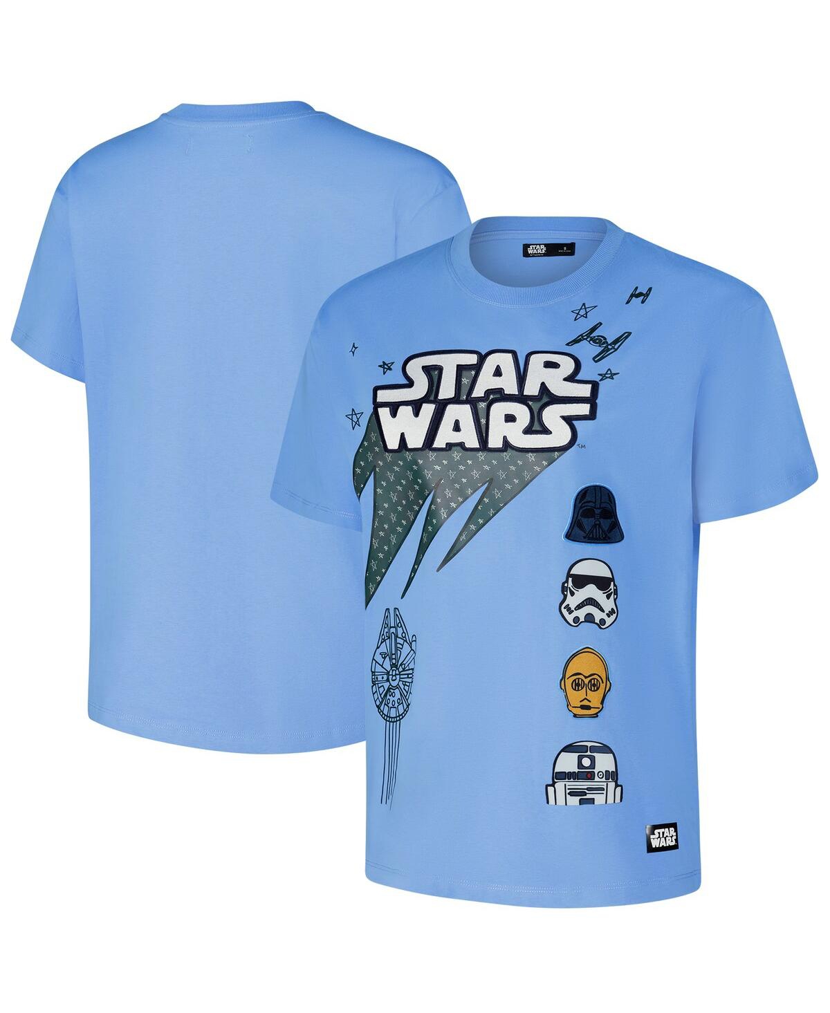 Women's Blue Star Wars Boyfriend T-Shirt - Blue