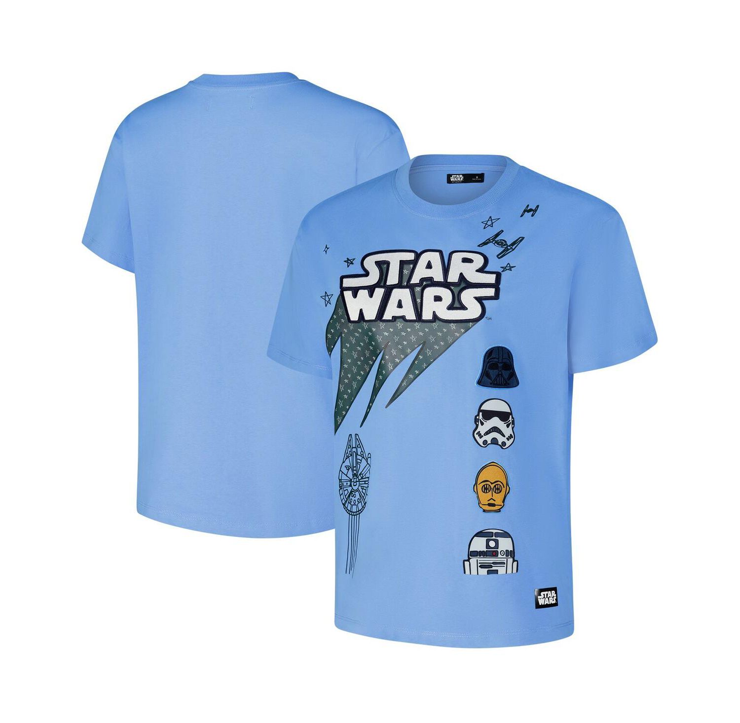 Women's Blue Star Wars Boyfriend T-Shirt