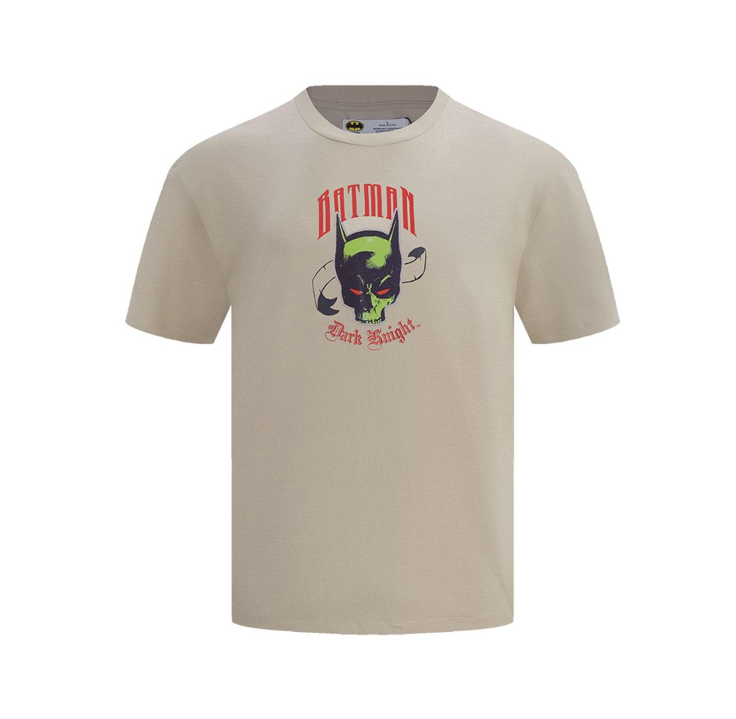 Men's Tan Batman Comics Olde English T-Shirt
