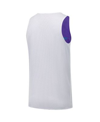 Men's Purple Utah Jazz Hardwood Classics Reversible Mesh Practice Jersey