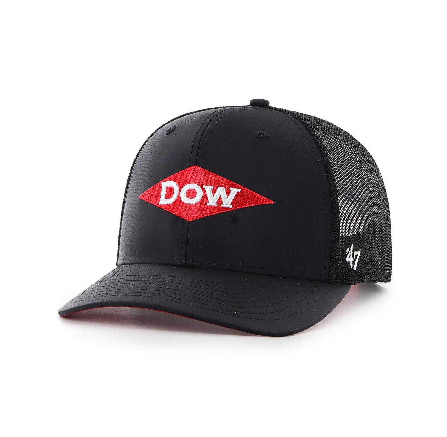 Men's Black Austin Dillon Dow Sure Shot Trucker Adjustable Hat
