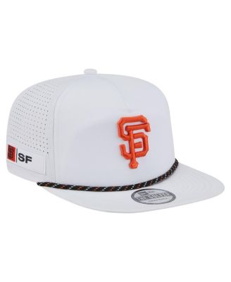 New Era - Men's White San Francisco Giants Perforated Golfer Snapback Hat