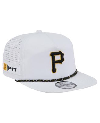 New Era - Men's White Pittsburgh Pirates Perforated Golfer Snapback Hat