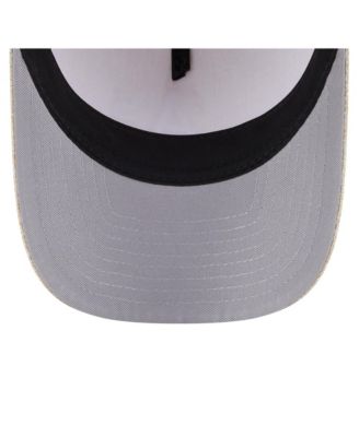 Men's Beige Athletics Cotton Weave M-Crown A-Frame 9FORTY Adjustable Hat