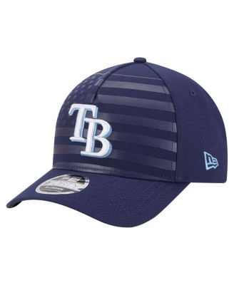 New Era - Men's Navy Tampa Bay Rays American Flag 9FORTY M-Crown A-Frame Adjustable Hat
