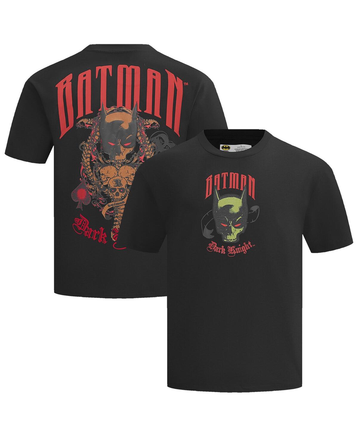 Men's Black Batman Comics Olde English T-Shirt - Black