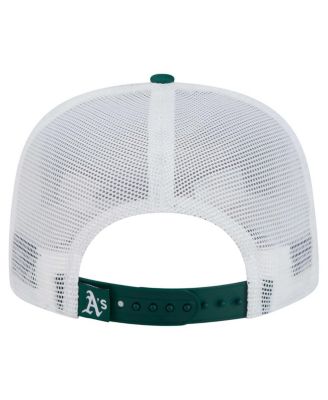 Men's Green Athletics 9FIFTY A-Frame Trucker Snapback Hat