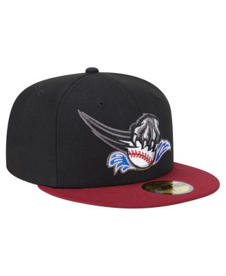 Men's Black/Red Sacramento River Cats Authentic Collection 59FIFTY Fitted Hat