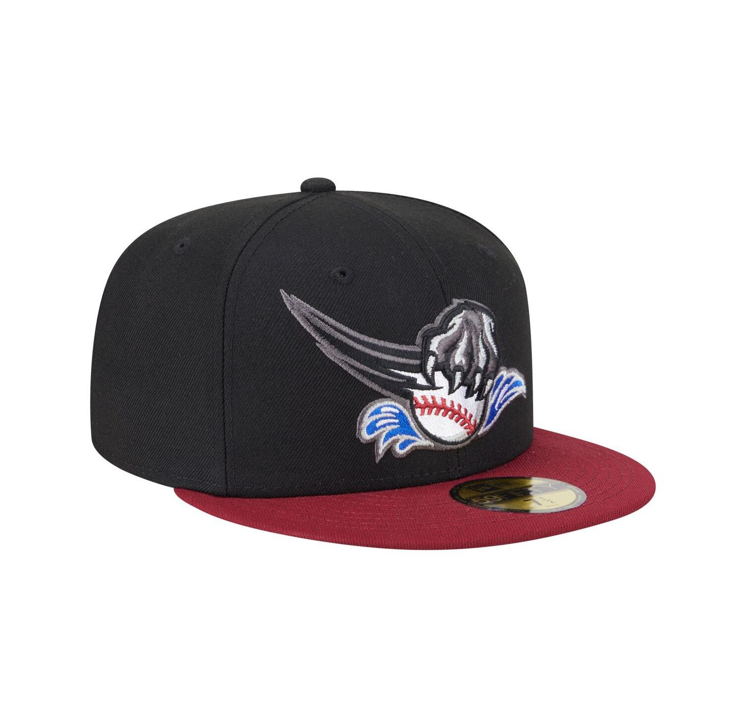 Men's Black/Red Sacramento River Cats Authentic Collection 59FIFTY Fitted Hat