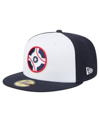 New Era - Men's White/Navy Indianapolis Indians Authentic Collection 59FIFTY Fitted Hat