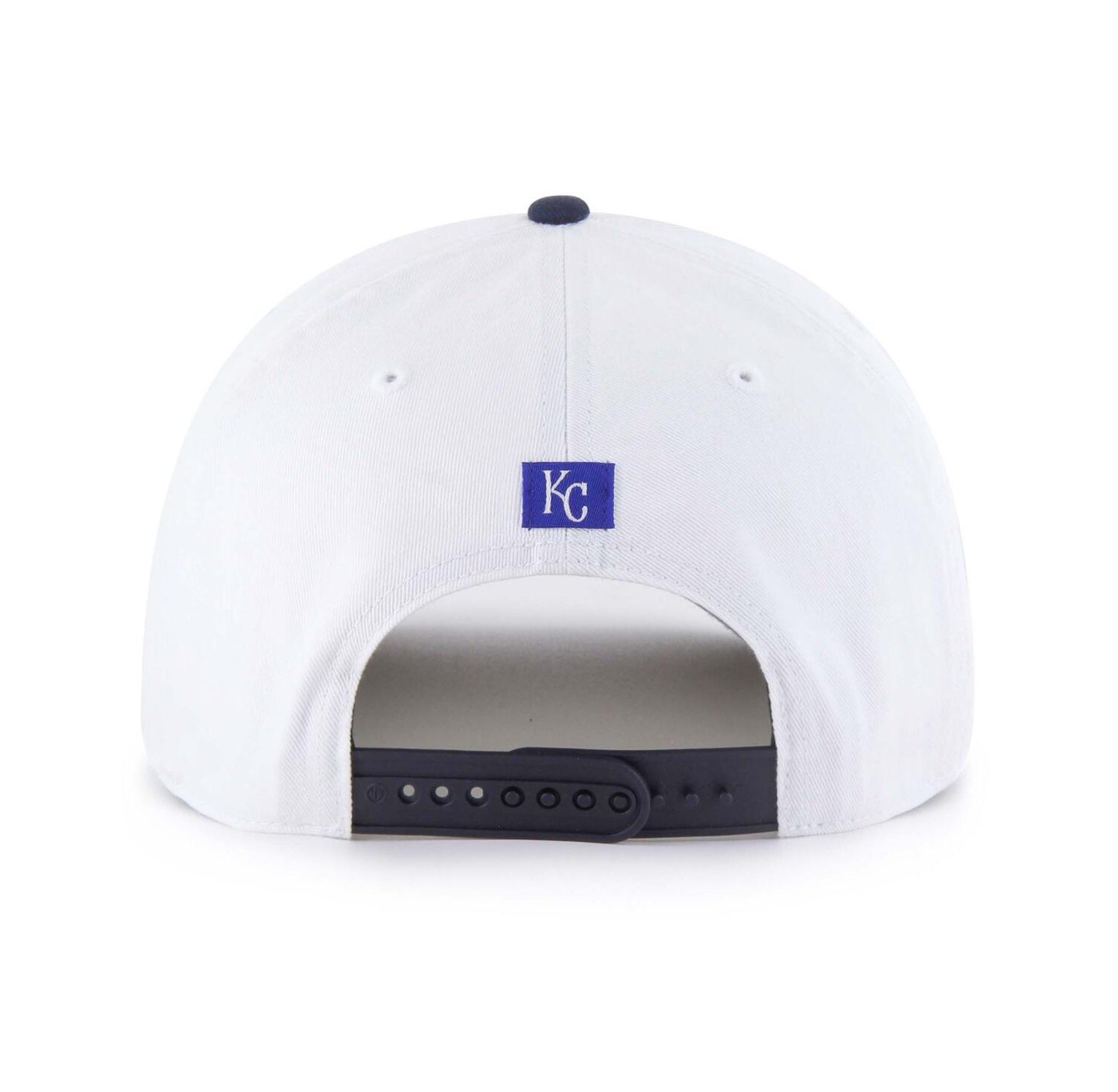 Men's White Kansas City Royals Patriotic Overhand Hitch Adjustable Hat