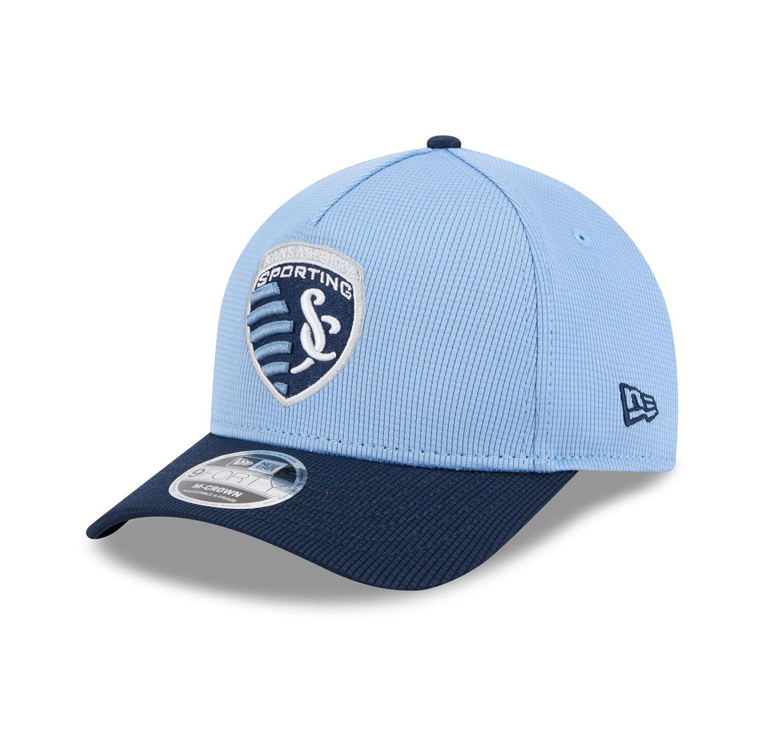 Men's Light Blue Sporting Kansas City 2025 Jersey Hook 9FORTY M-Crown Adjustable Hat