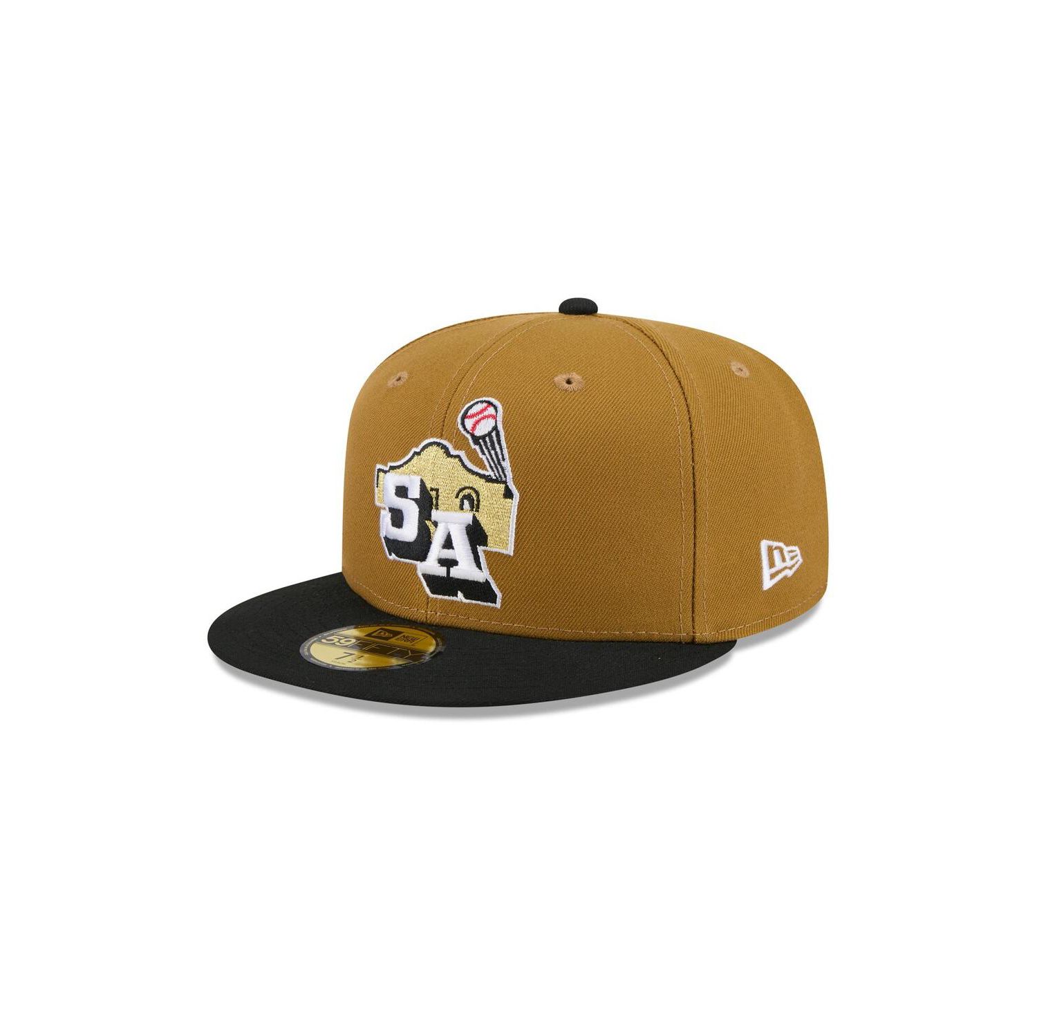 Men's Gold San Antonio Missions Theme Nights 59FIFTY Fitted Hat