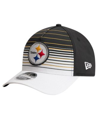 New Era - Men's White/Black Pittsburgh Steelers Adventure Gradient 9FORTY M-Crown A-Frame Adjustable Hat