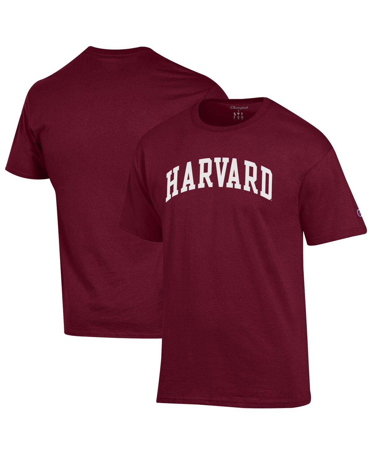 Men's Crimson Harvard Crimson Basic Arch T-Shirt - Crimson