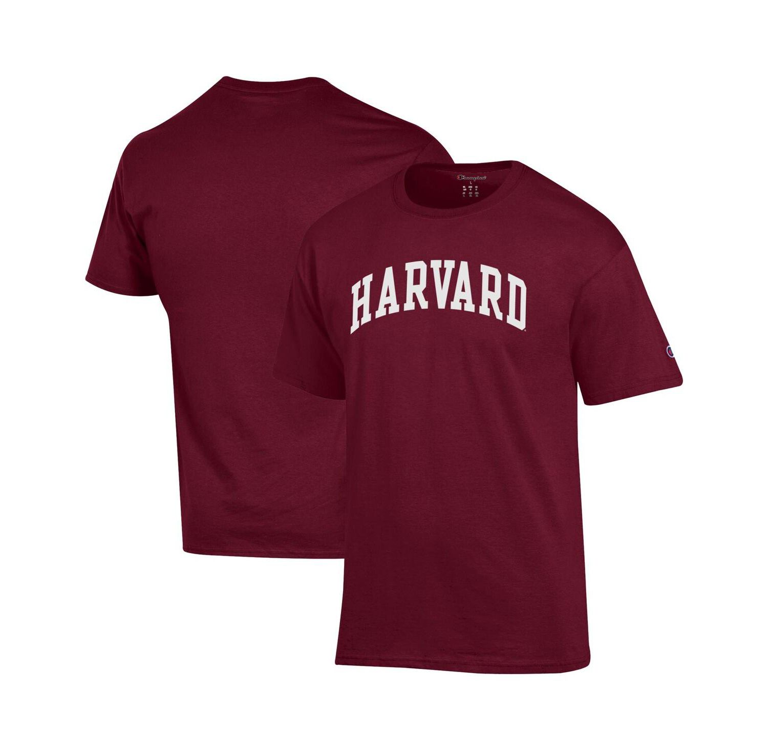 Men's Crimson Harvard Crimson Basic Arch T-Shirt