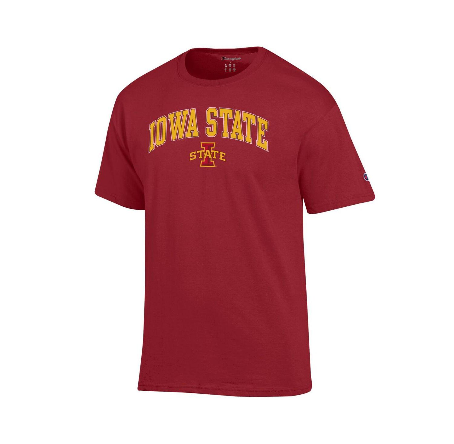 Men's Cardinal Iowa State Cyclones Arch Over Logo T-Shirt