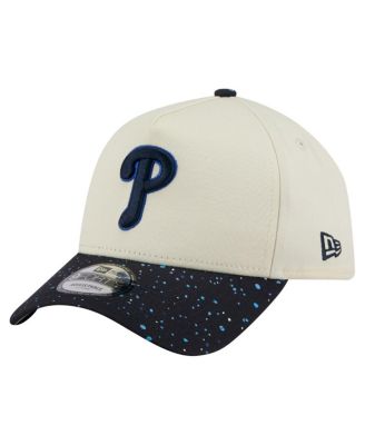 New Era - Men's Cream Philadelphia Phillies Speckle A-Frame 9FORTY Adjustable Hat