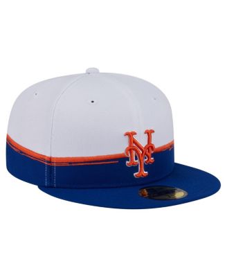 Men's Royal/White New York Mets Paint Stroke 59FIFTY&nbsp;Fitted Hat