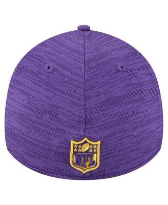 Men's Purple Minnesota Vikings Stripes 39THIRTY Flex Hat