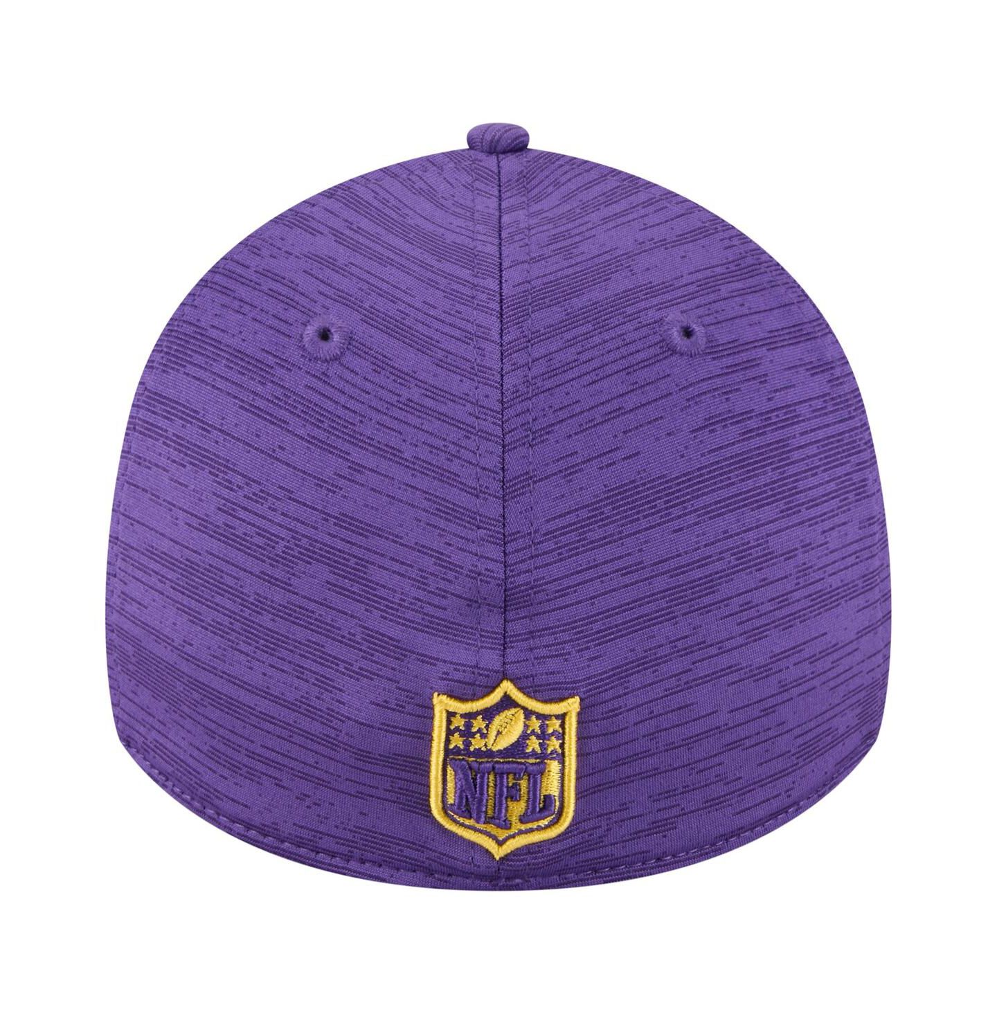 Мужская кепка New Era Purple Minnesota Vikings Stripes 39THIRTY Flex Hat — фото 4
