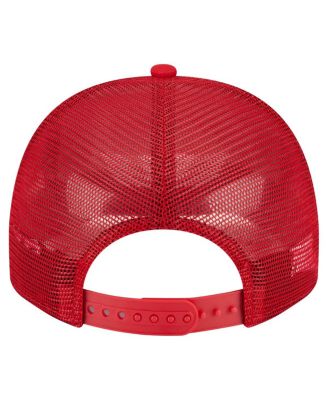 Men's Red Carolina Hurricanes Vintage Team Rope A-Frame 9FIFTY Snapback Hat