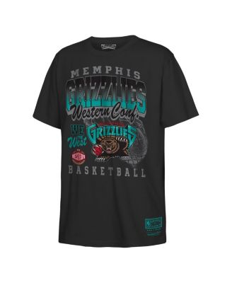Big Boys and Girls Black Memphis Grizzlies 2025 NBA Playoffs Retro Monumental T-Shirt