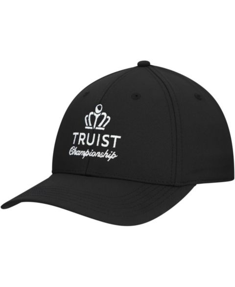 Мужская кепка Ahead Black Truist Championship Stratus Tech Adjustable Hat