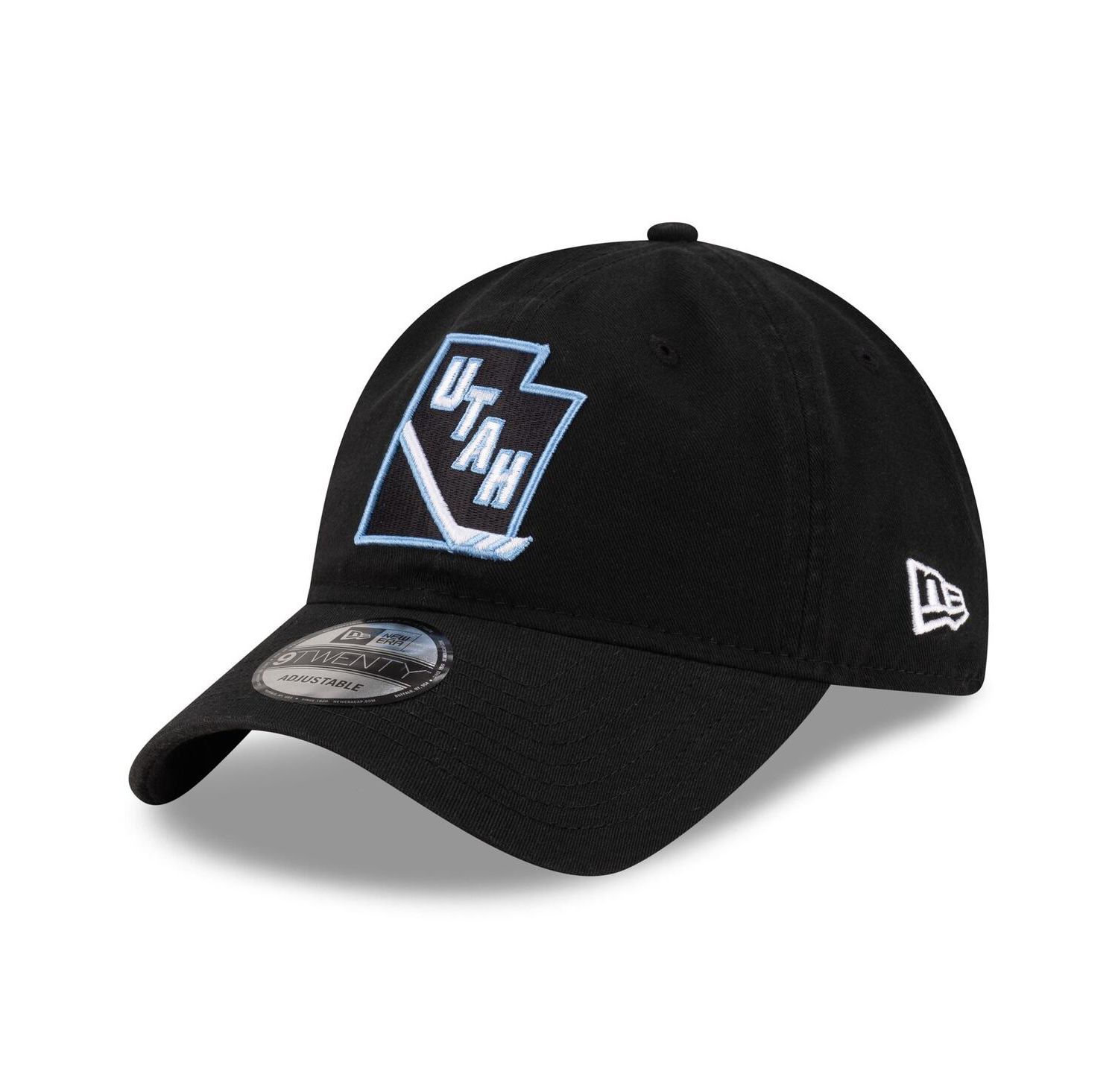 Men's Black Utah Mammoth 9TWENTY Adjustable Hat