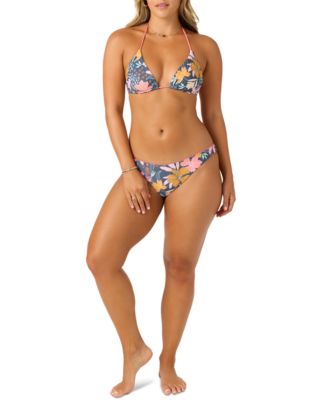 Oneill Womens Mila Floral Venice Reversible Bikini Top Bottoms