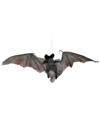 48" LED Lighted and Animated Halloween Bat with Moving Wings