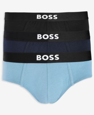 BOSS by Hugo Boss Men's 3-Pack Logo Hip Briefs - Macy's