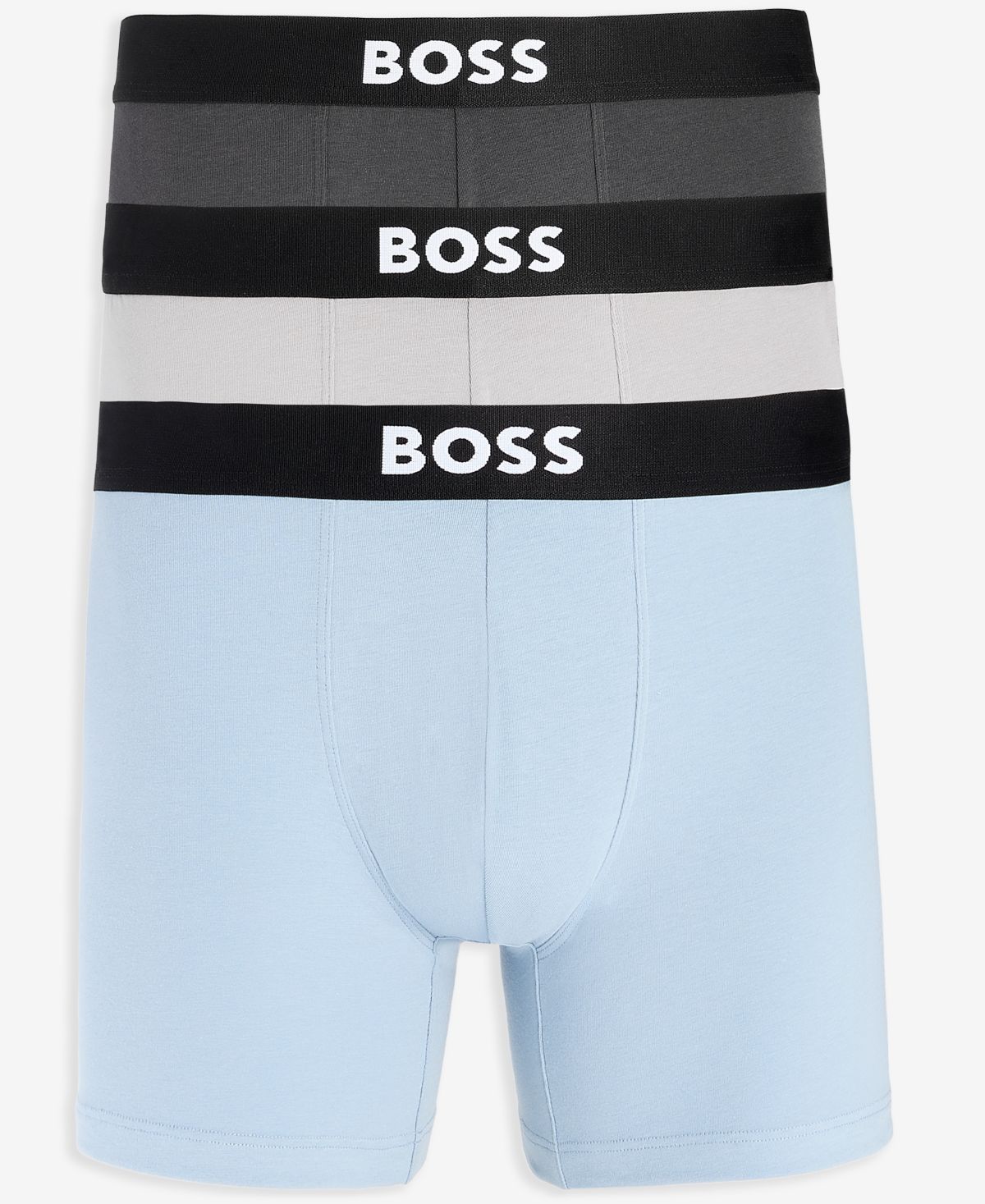 Мужские боксерские трусы с логотипом из 3 упаковок Hugo Boss