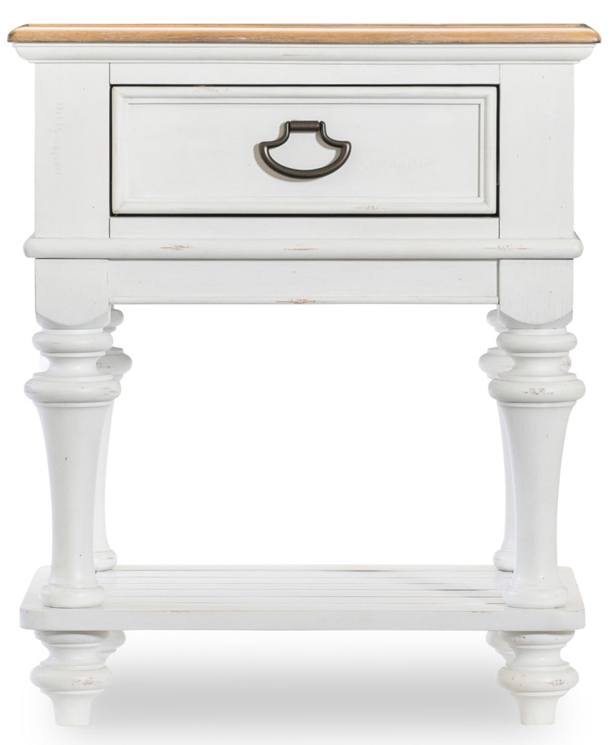 Macy's Mandeville Open Nightstand, Created For . In White