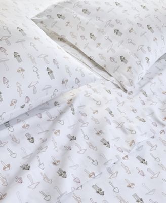 Printed Cotton Sateen 3-Pc. Sheet Set, Twin XL, Exclusively for Macy's 