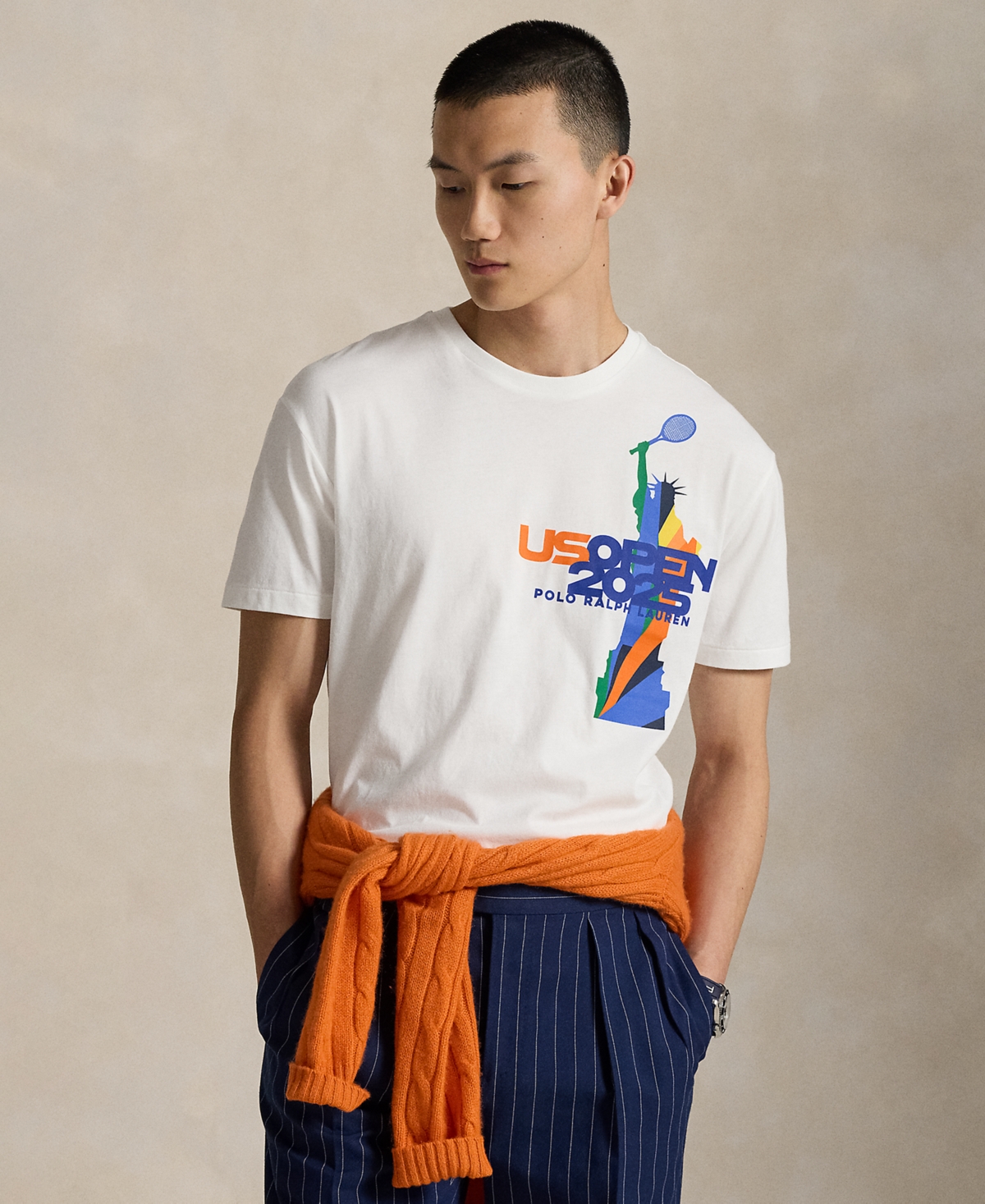 Polo Ralph Lauren Unisex Us Open Classic-Fit Jersey T-Shirt