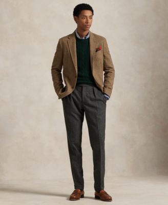 Men's Polo Modern Herringbone Sport Blazer
