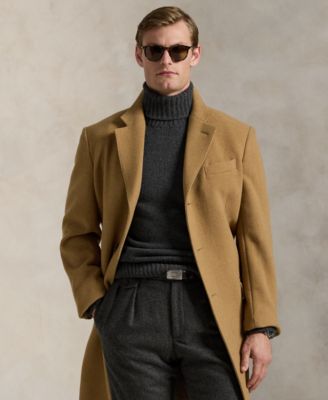 Men's Tailored Melton Topcoat